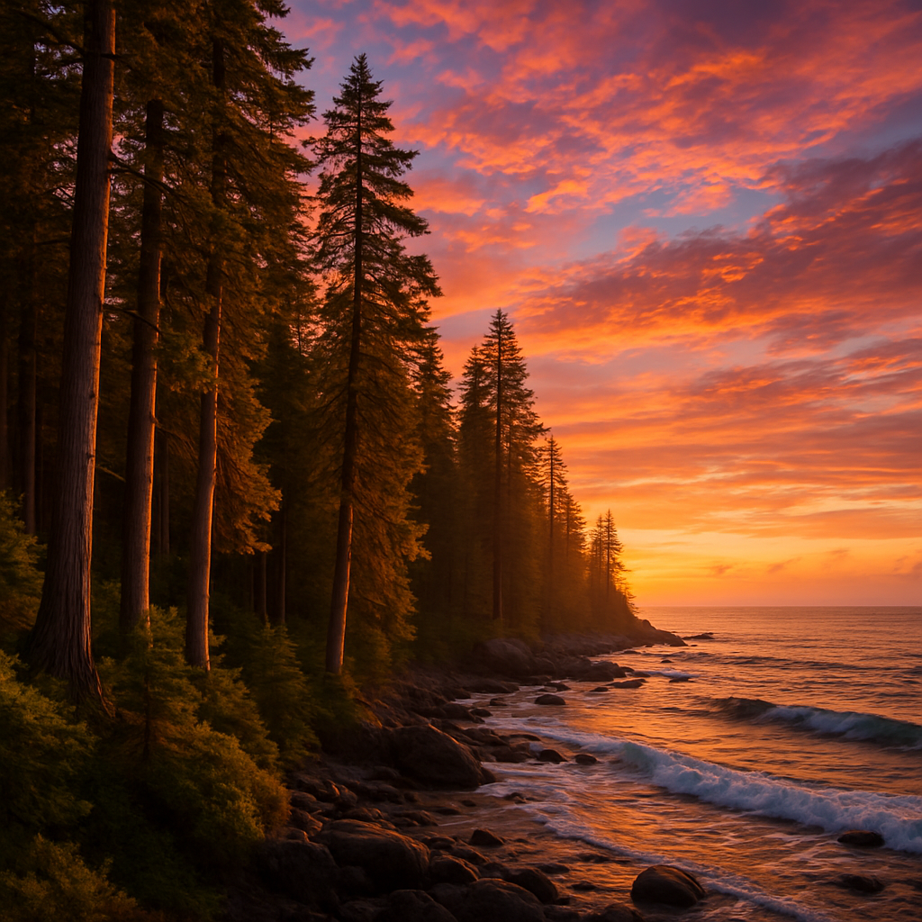 Silent majesty of a forest